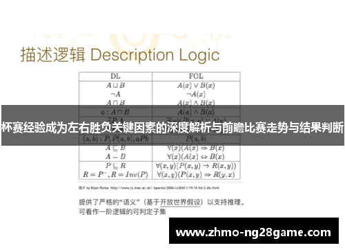 杯赛经验成为左右胜负关键因素的深度解析与前瞻比赛走势与结果判断 杯赛经验成为左右胜负关键因素的深度解析与前瞻比赛走势与结果判断